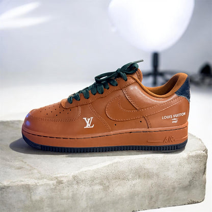 Custom Nike Air force 1 x LV Brown