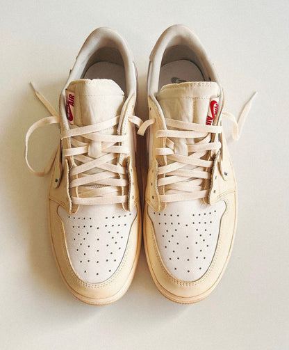 Custom Nike Air Jordan 1 Lo Cream