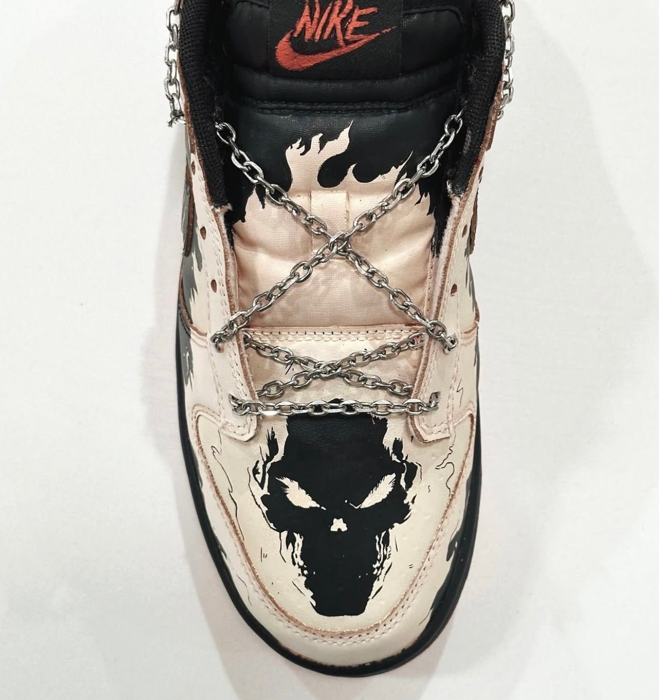 Nike Dunk Low Ghost Rider Custom