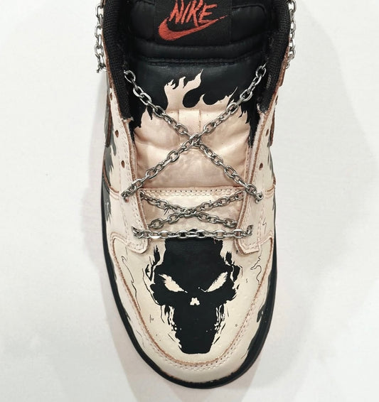 Nike Dunk Low Ghost Rider Custom