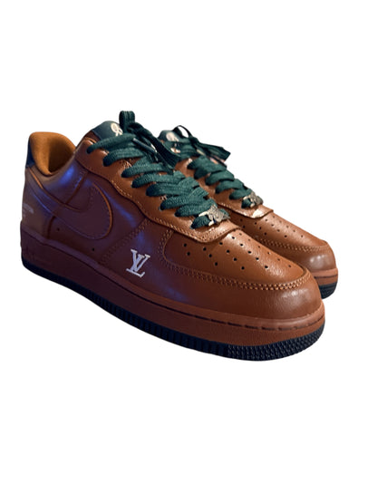 Custom Nike Air force 1 x LV Brown