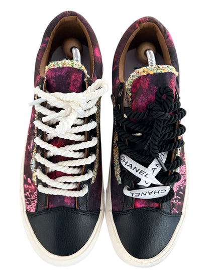 Custom Chanel Rope Lace Vans