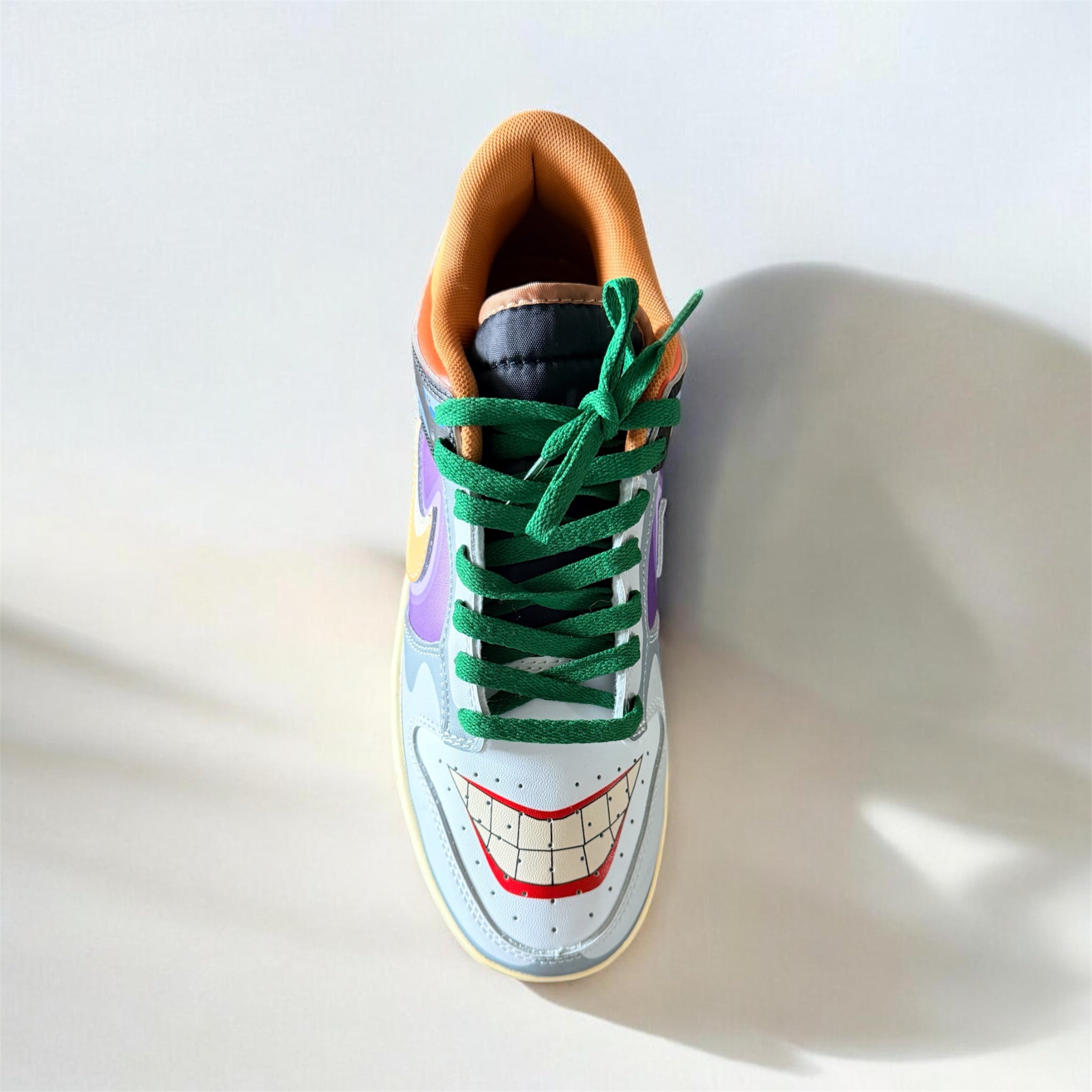 Dirty Dunk② jakebllockyoyo Nike Dunk Low Batman/Joker Custom – JWCKICKS