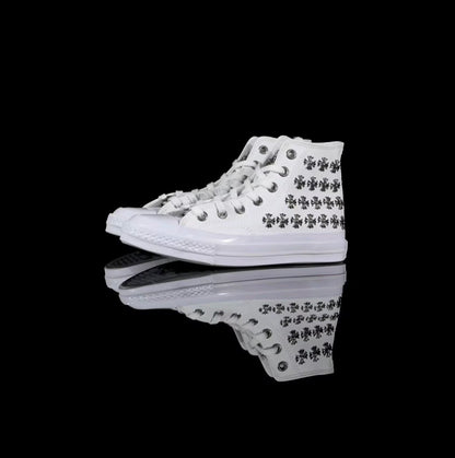 Custom Converse Chuck Taylor Hi x Chrome Hearts