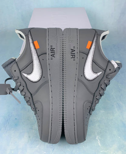 Custom Nike Air force 1 OW Ghost Grey
