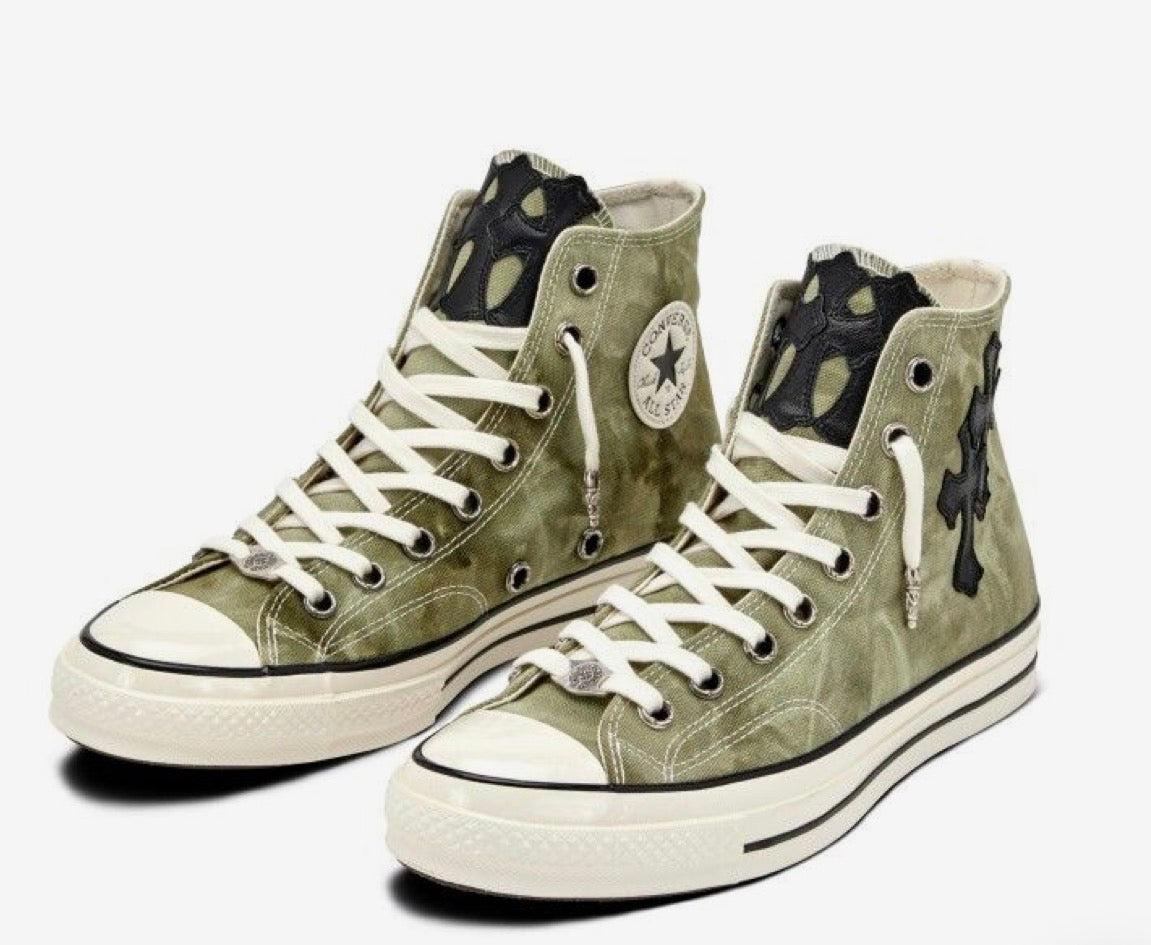 Custom Converse Chuck Taylor High x Chrome Hearts