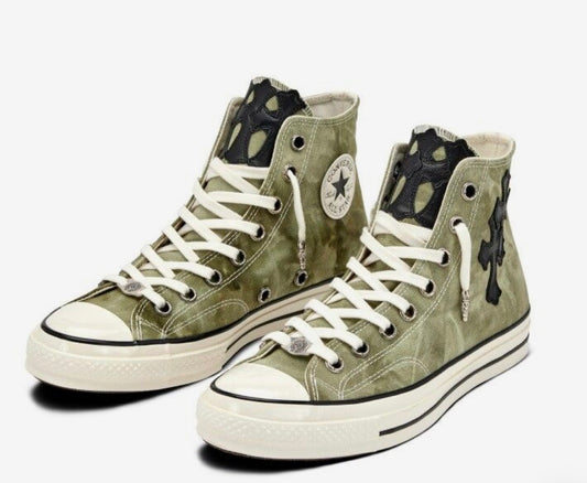 Custom Converse Chuck Taylor High x Chrome Hearts