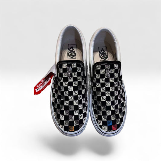 Custom Vans Chrome Hearts Slip On