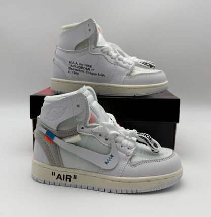 Kids Custom Nike OW Air Jordan 1