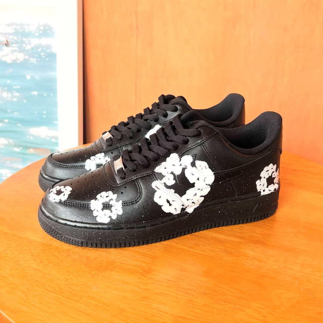 Custom Nike Air force 1 Denim Tears