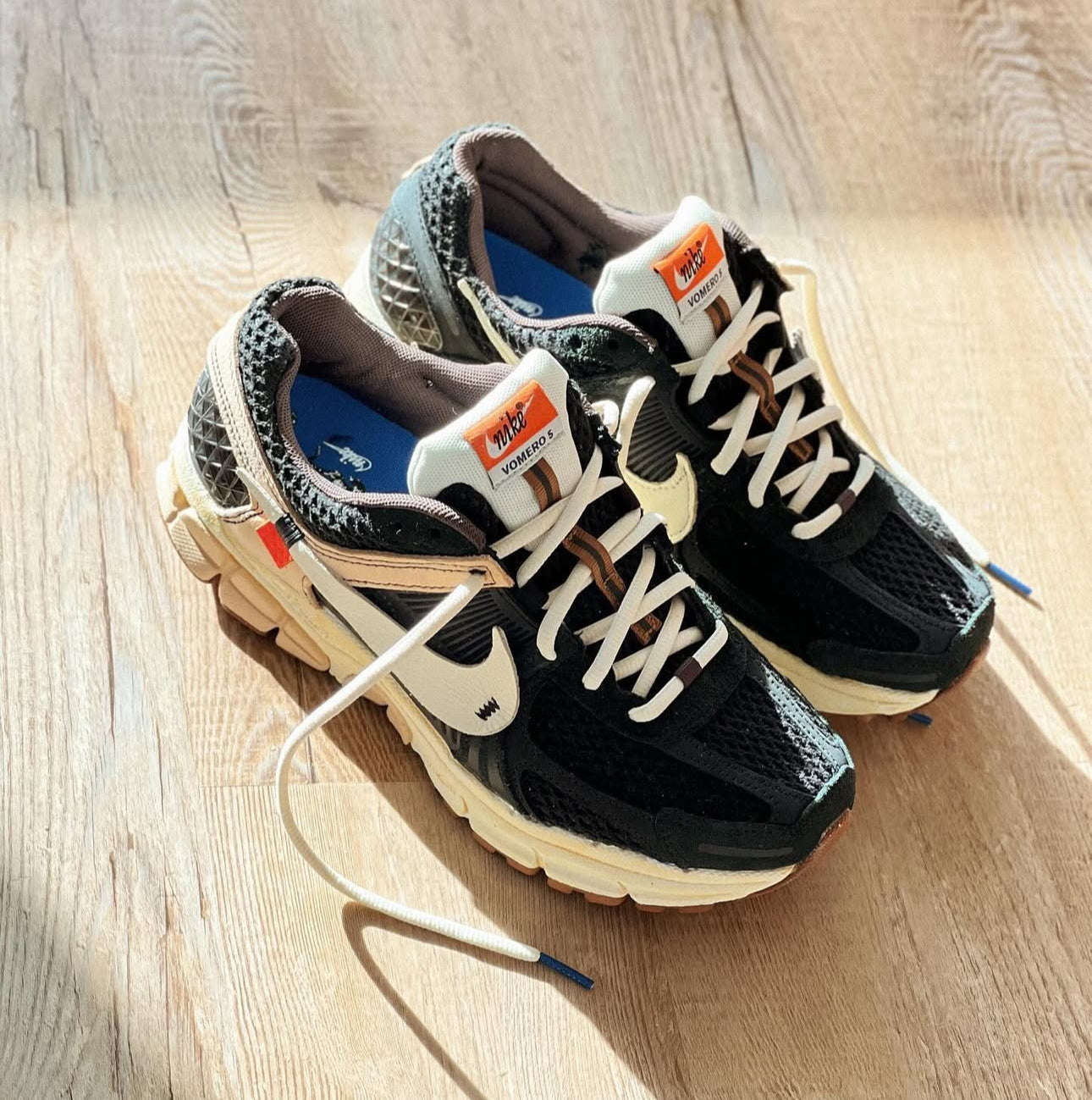 Custom Nike Zoom Vomero 5 ‘Leather Swoosh’