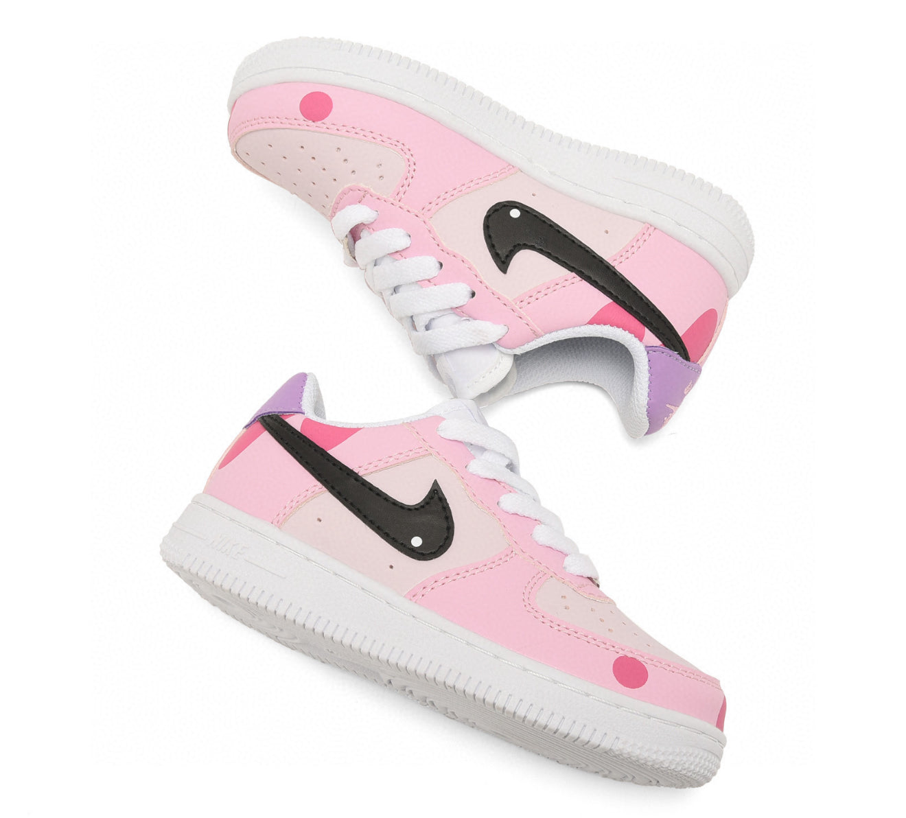 Custom Nike Air Force 1 Lilo & Stitch Pink Kids