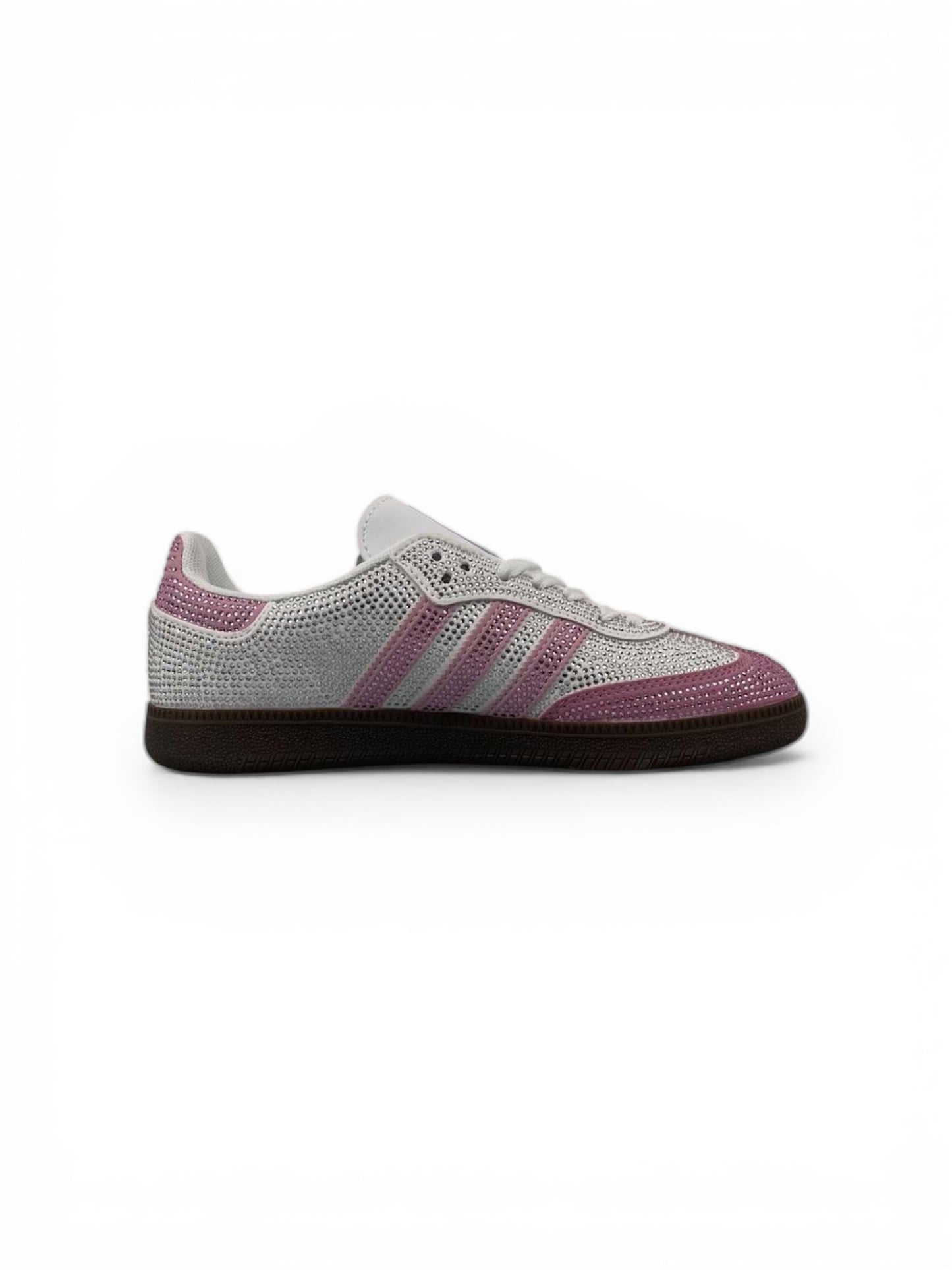Custom Adidas Samba Pink Rhinestone