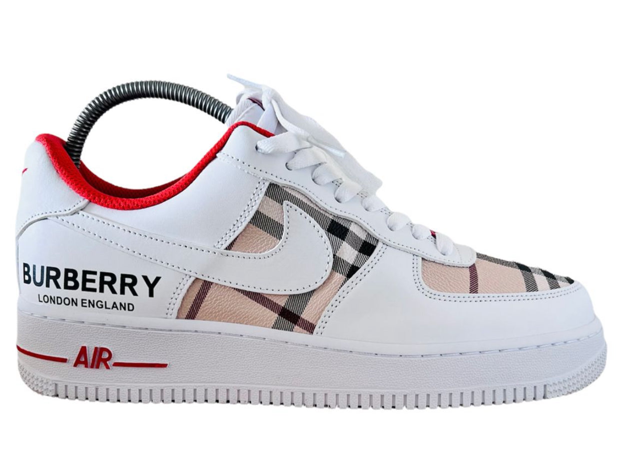 Custom Nike Air force 1 x Burberry London