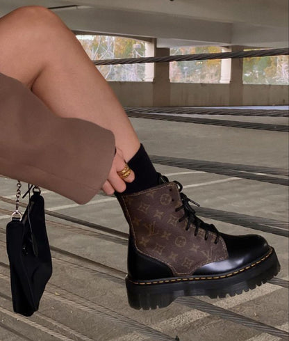 Custom LV Jadon Doc Martens