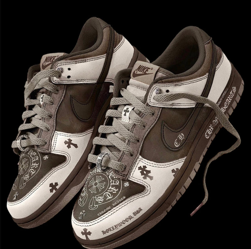 Nike Dunk Low Chrome Hearts Custom – JWCKICKS