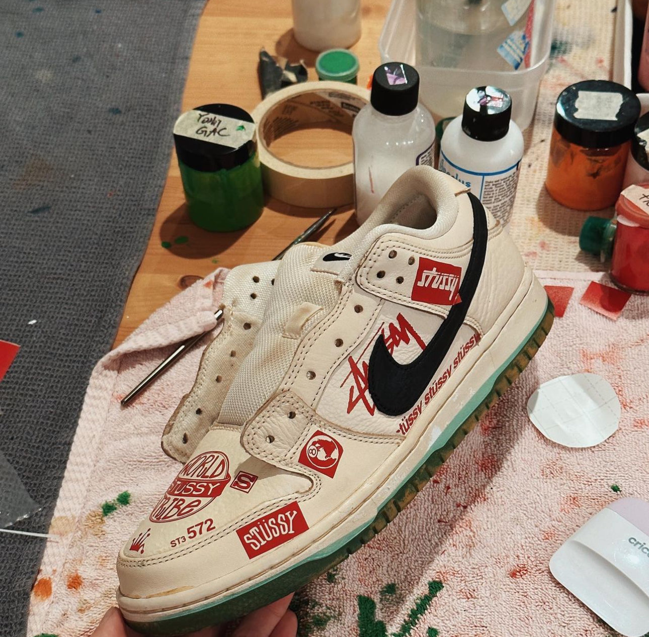 Nike Dunk Stussy Racer Custom
