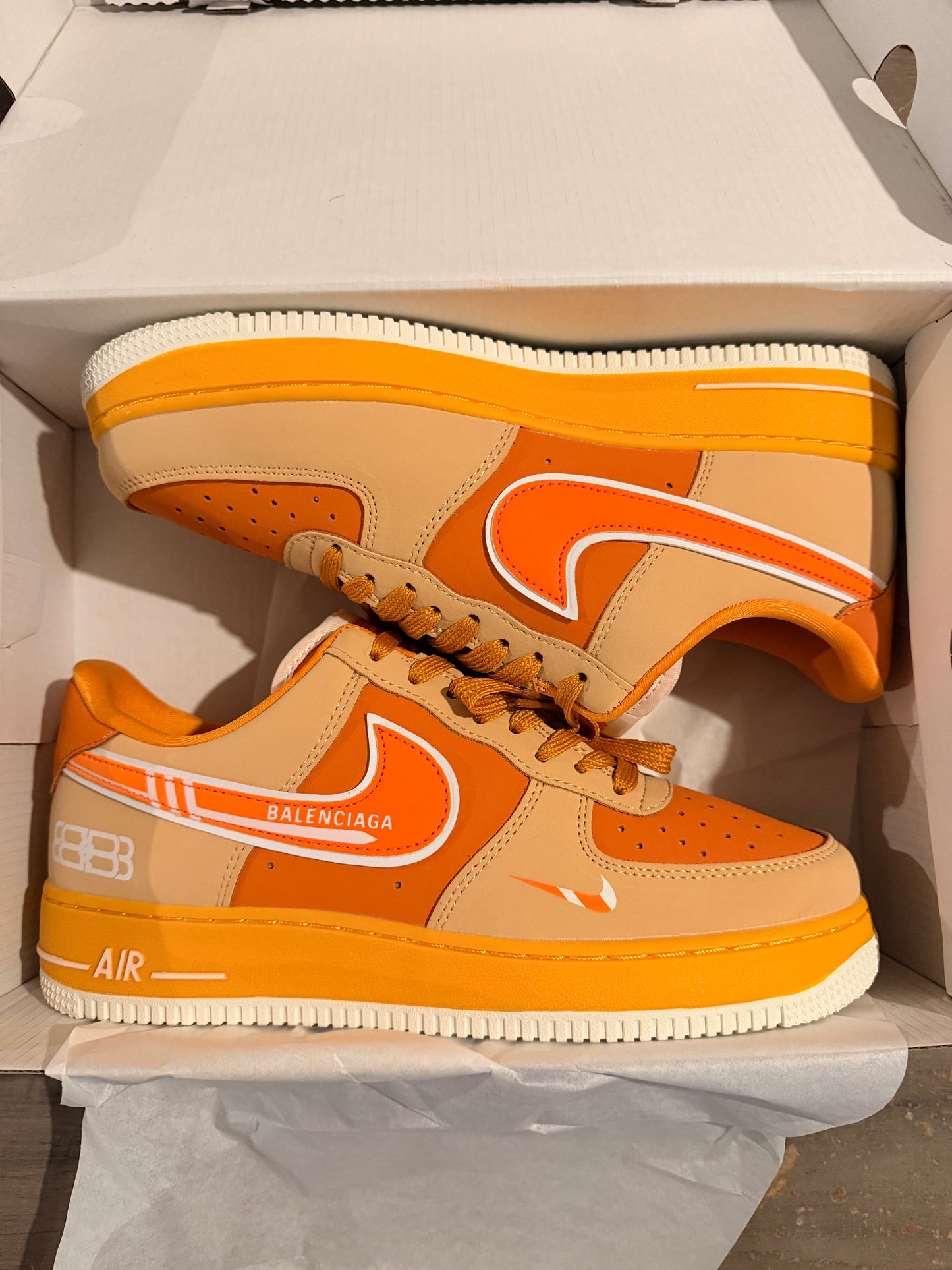 Custom Nike Air force 1 x Balenciaga