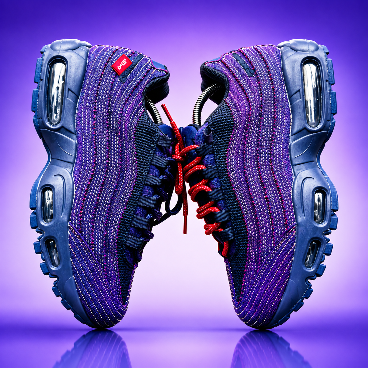 Custom Nike Air Max 95 ‘Purple Denim’