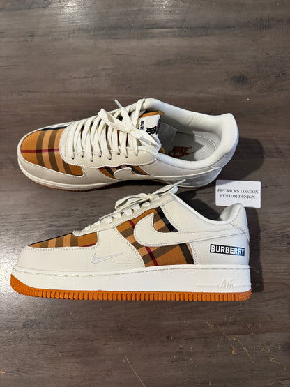 Custom Nike Air force 1 x Burberry London