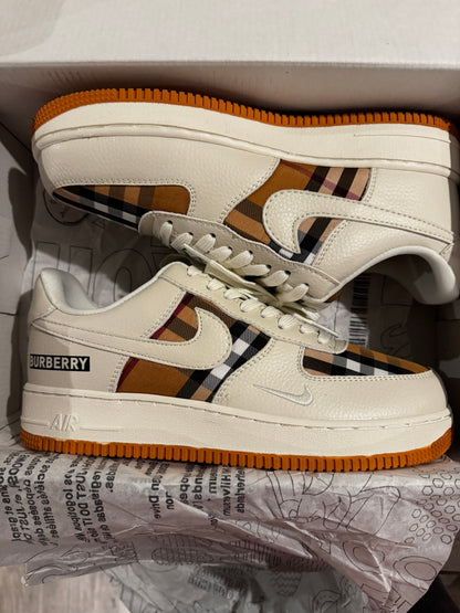 Custom Nike Air force 1 x Burberry London