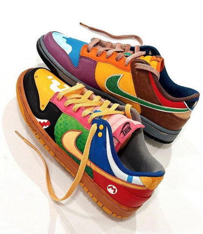 Nike Dunk Low Mario Kart Custom