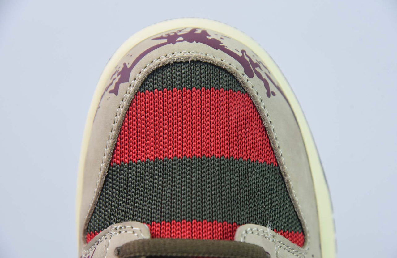 Custom Nike Dunk Low Freddie Krueger