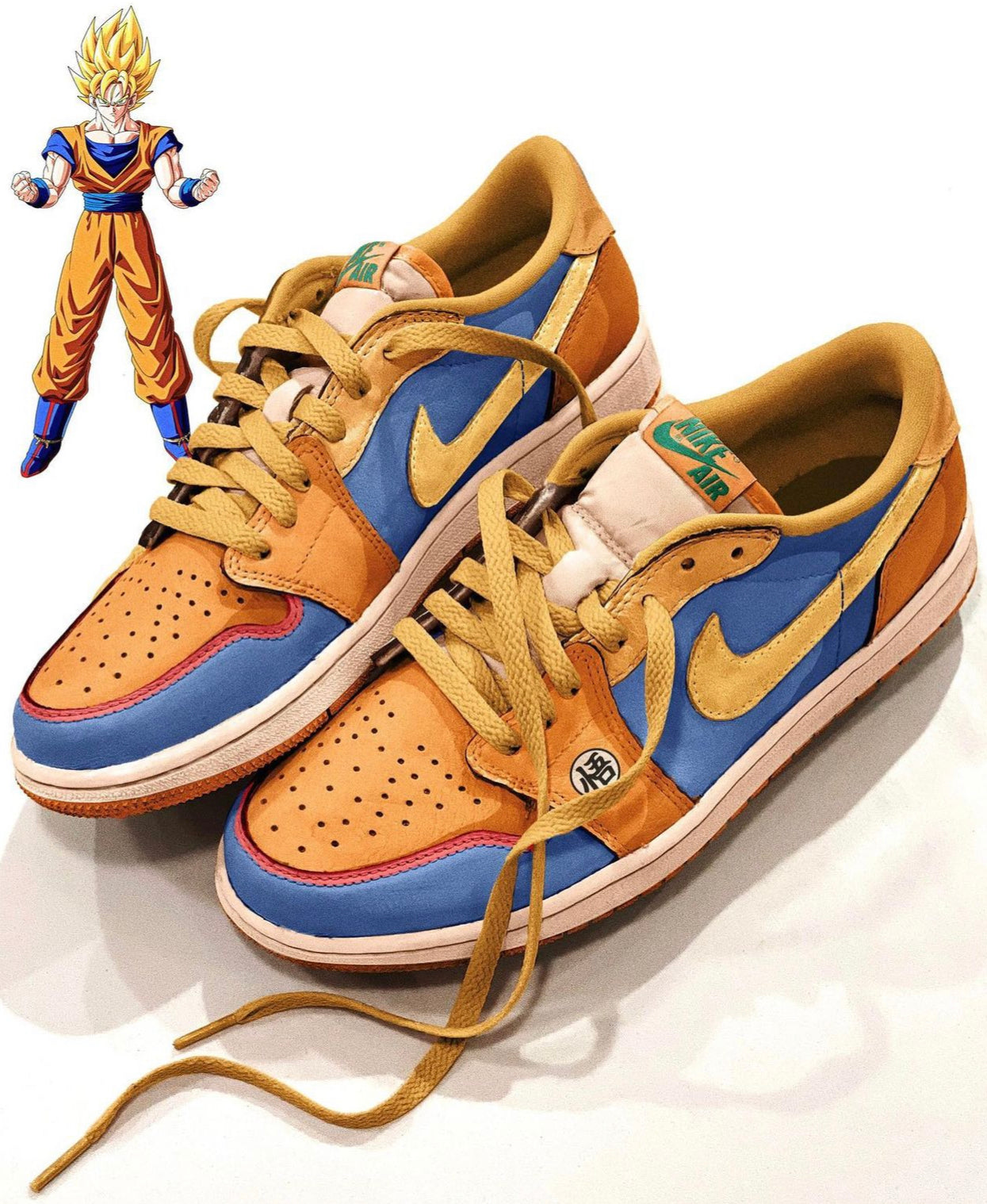 Nike Air Jordan 1 Low Goku Custom