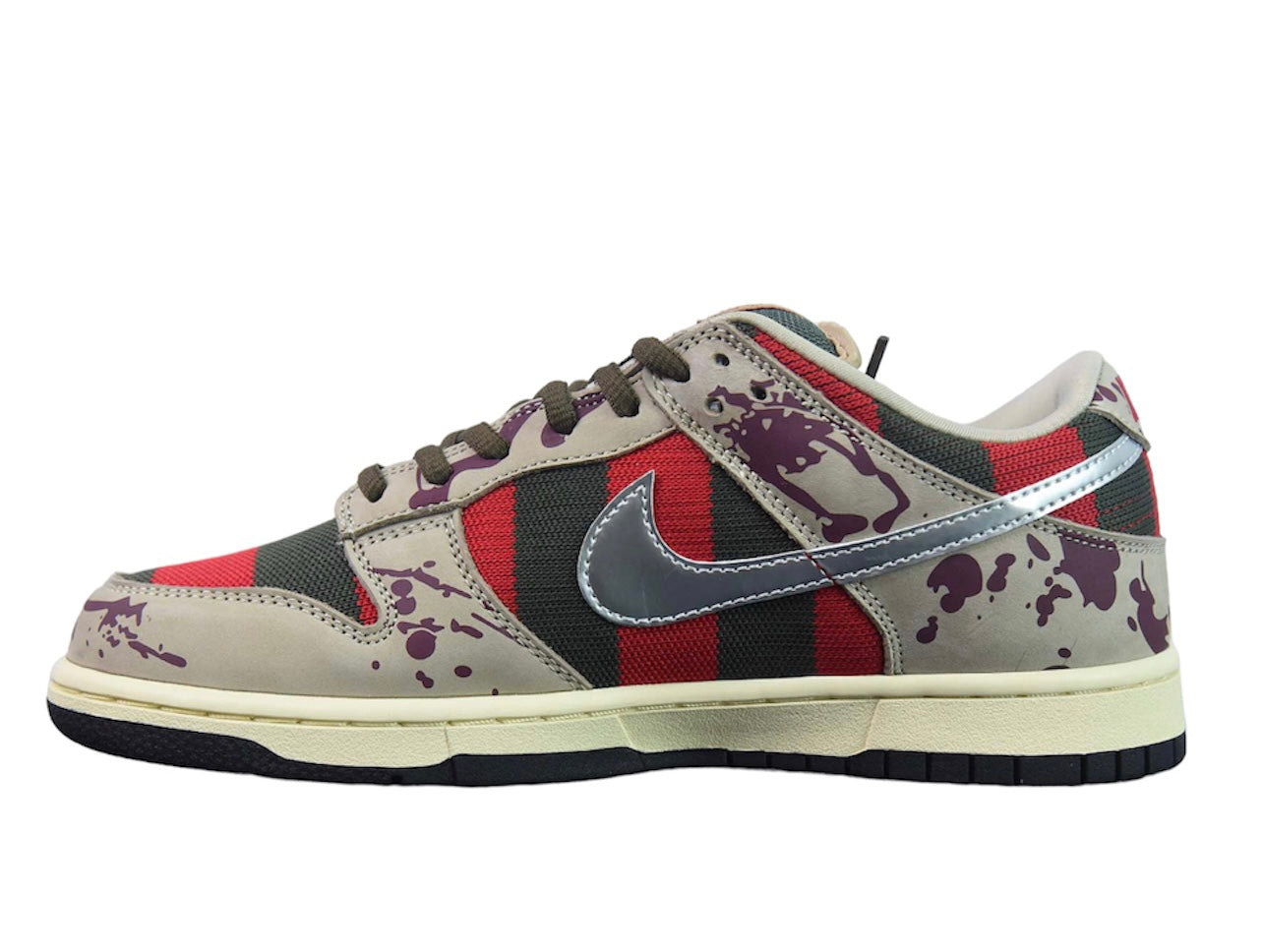 Custom Nike Dunk Low Freddie Krueger