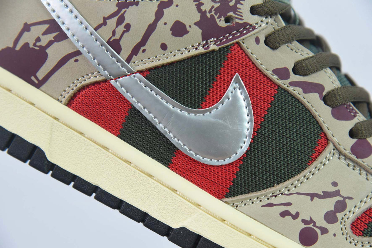 Custom Nike Dunk Low Freddie Krueger