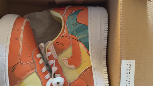 Custom Nike Air force 1 Pokémon Charizard