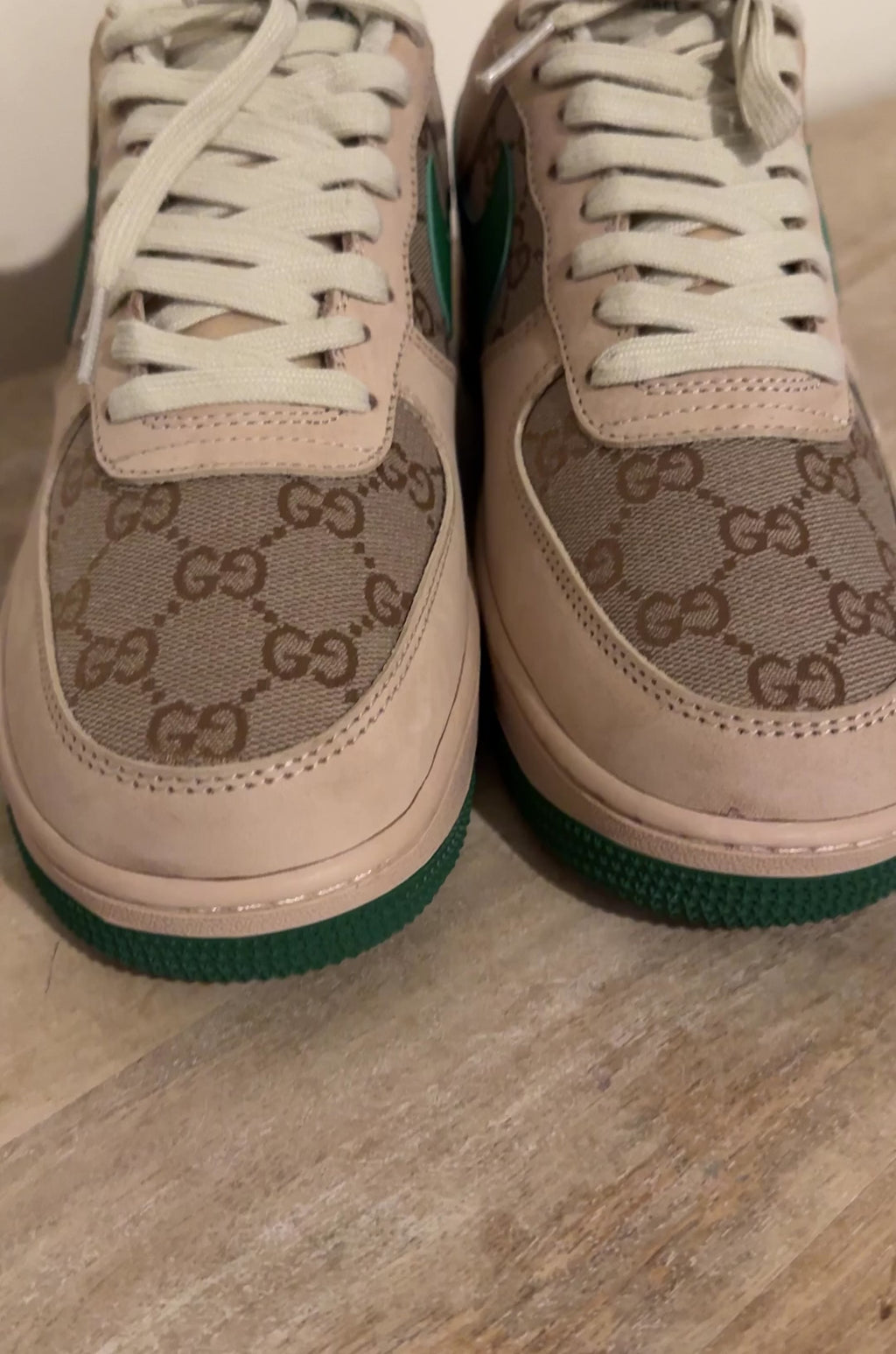 Custom Nike Air force 1 Gucci JWCKICKS